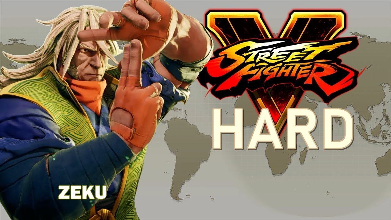 Street Fighter V - Zeku Arcade Mode (HARD)