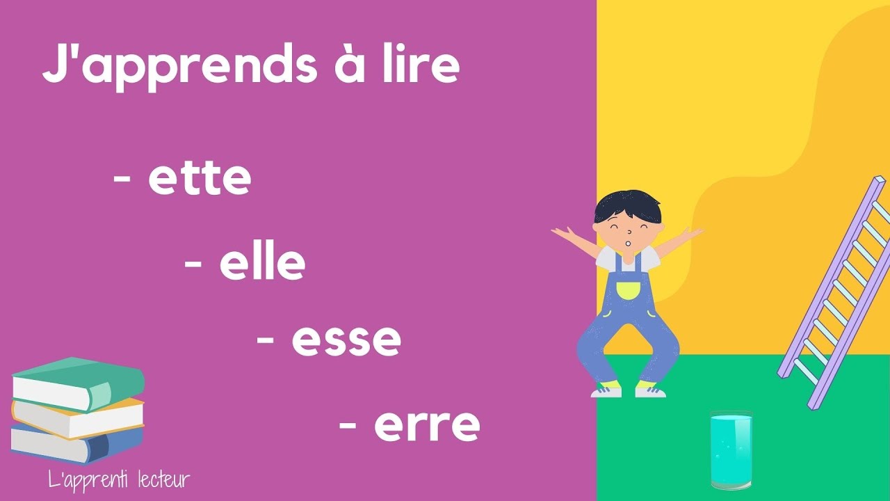 Soutien CP - J'apprends à lire les mots en -ette, -esse, - erre et -elle.