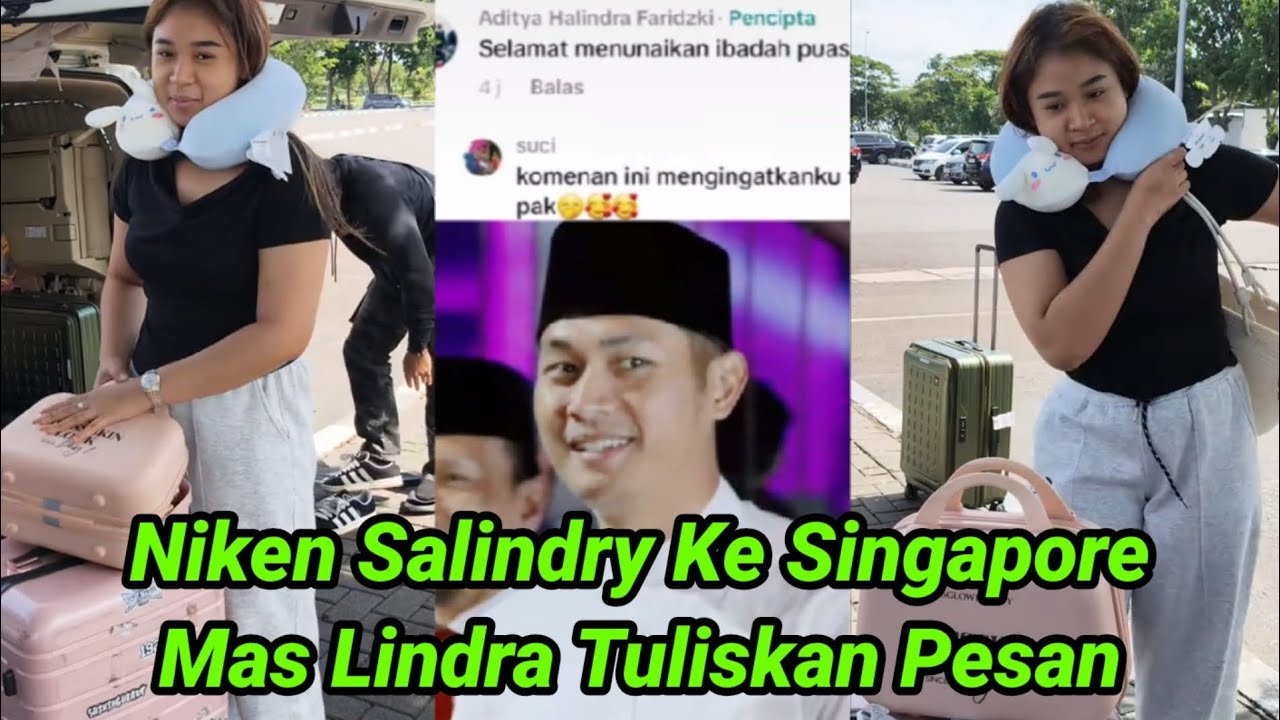 Live Niken Salindry Otw Singapore Mas Lindra Sampaikan Pesan