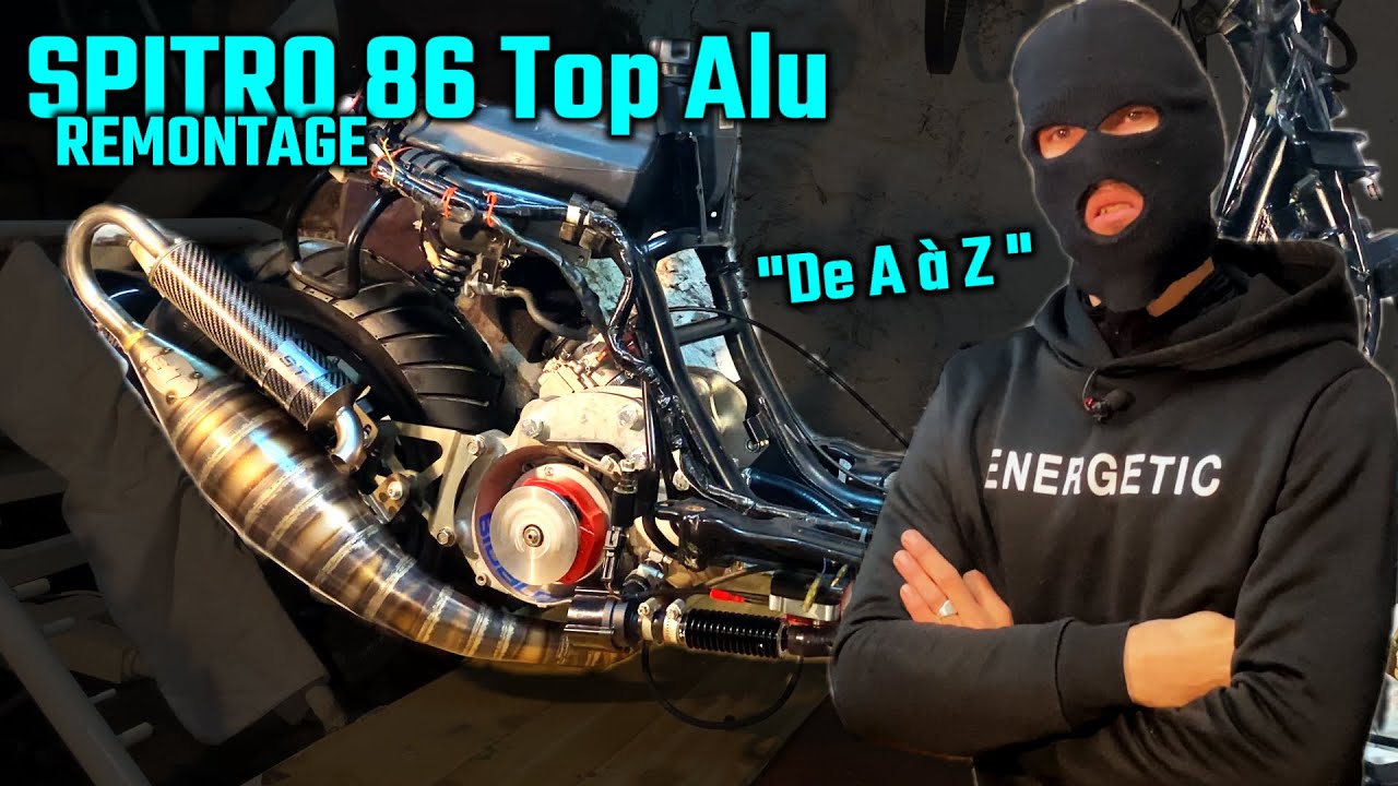 Montage d'un SPTRO 86cc Top Alu de A a Z !