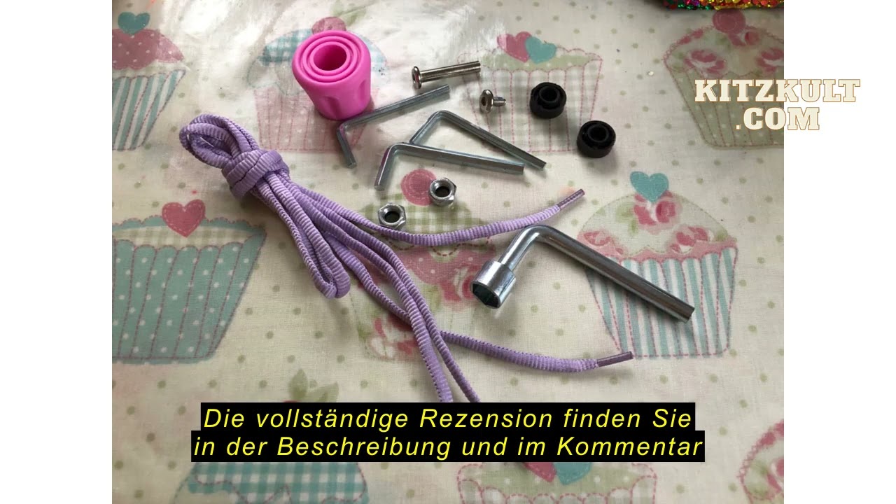 Produktbewertung SULIFEEL Rainbow Unicorn Verstellbare Rollschuhe für Kinder mit leuchtenden Rädern
