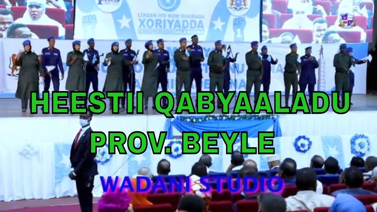 HEESTII QABYAALADU WAA CAMBAAR CODKII KOOXDA HEEGAN EE CIIDANKA BOLIISKA SOOMAALIYEED