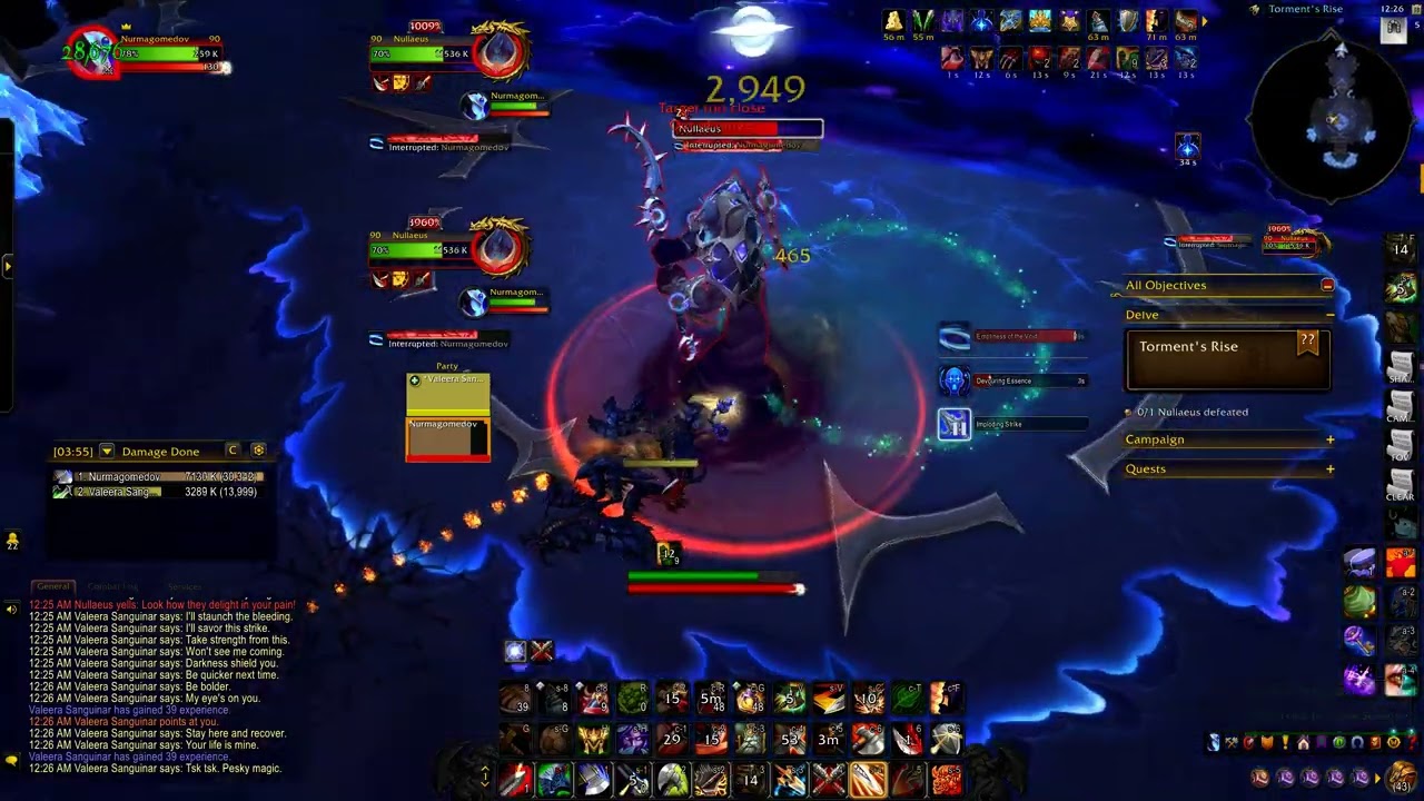 iLVL 249 Arms Warrior - Nullaeus Hall of Fame Kill - Let Me Solo Him || WoW Patch 12.0.1