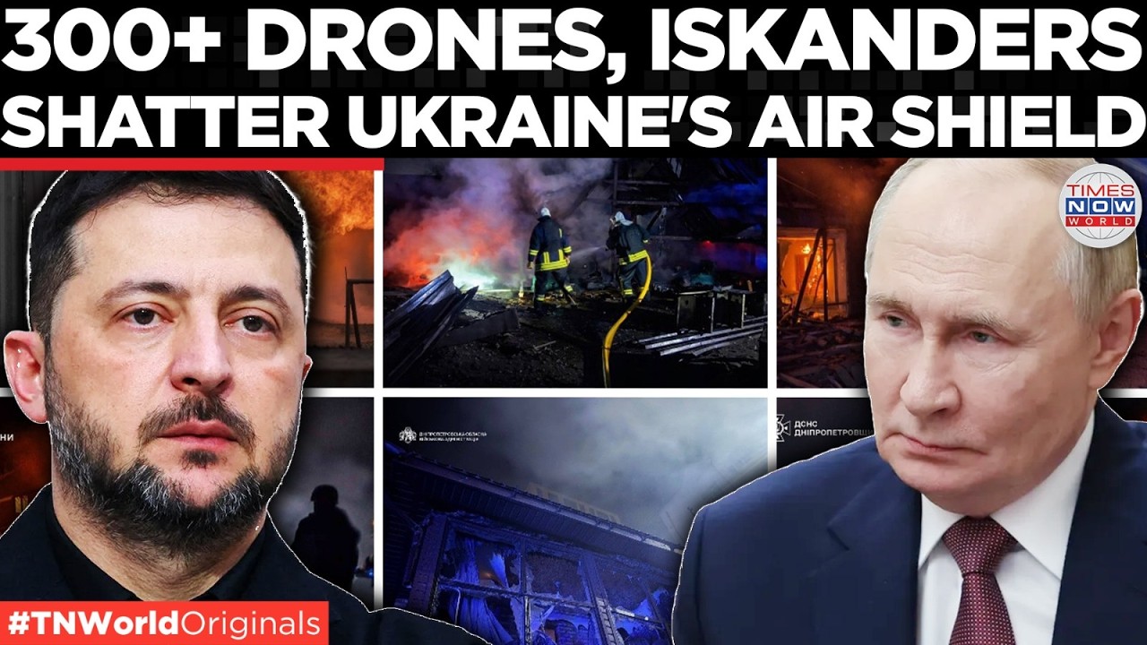 UKRAINE UNDER SIEGE: Drone Swarm, Iskander Fails Kyiv's Air Shield; Dnipro Hit In Overnight Strike