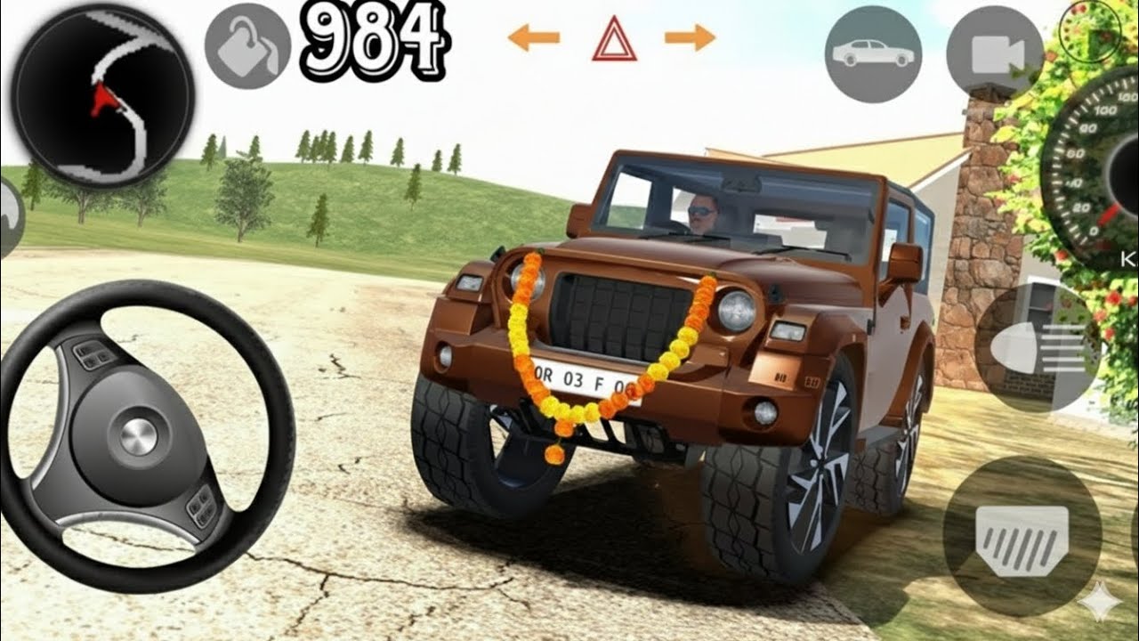 Modified Mahindra Thar 😈 ( New game ) New Thar gaming