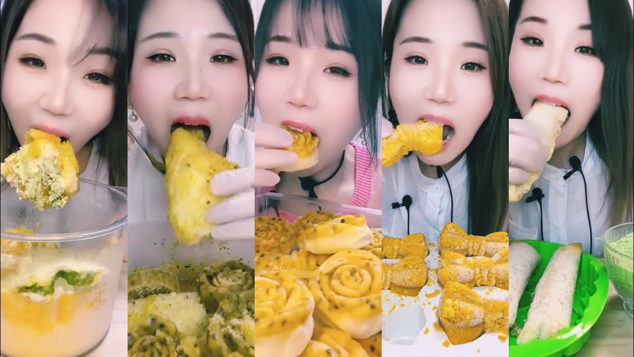 ASMR ice eating | YY eating yellow ice | Ice Lover