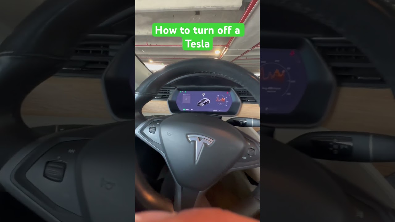 HOW TO TURN OFF A TESLA