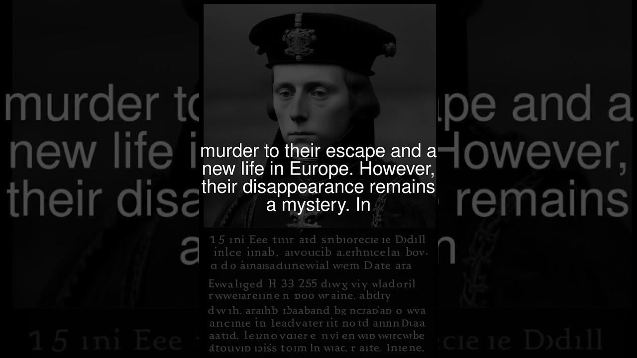 The Mysterious Disappearance of Edward V 😲 