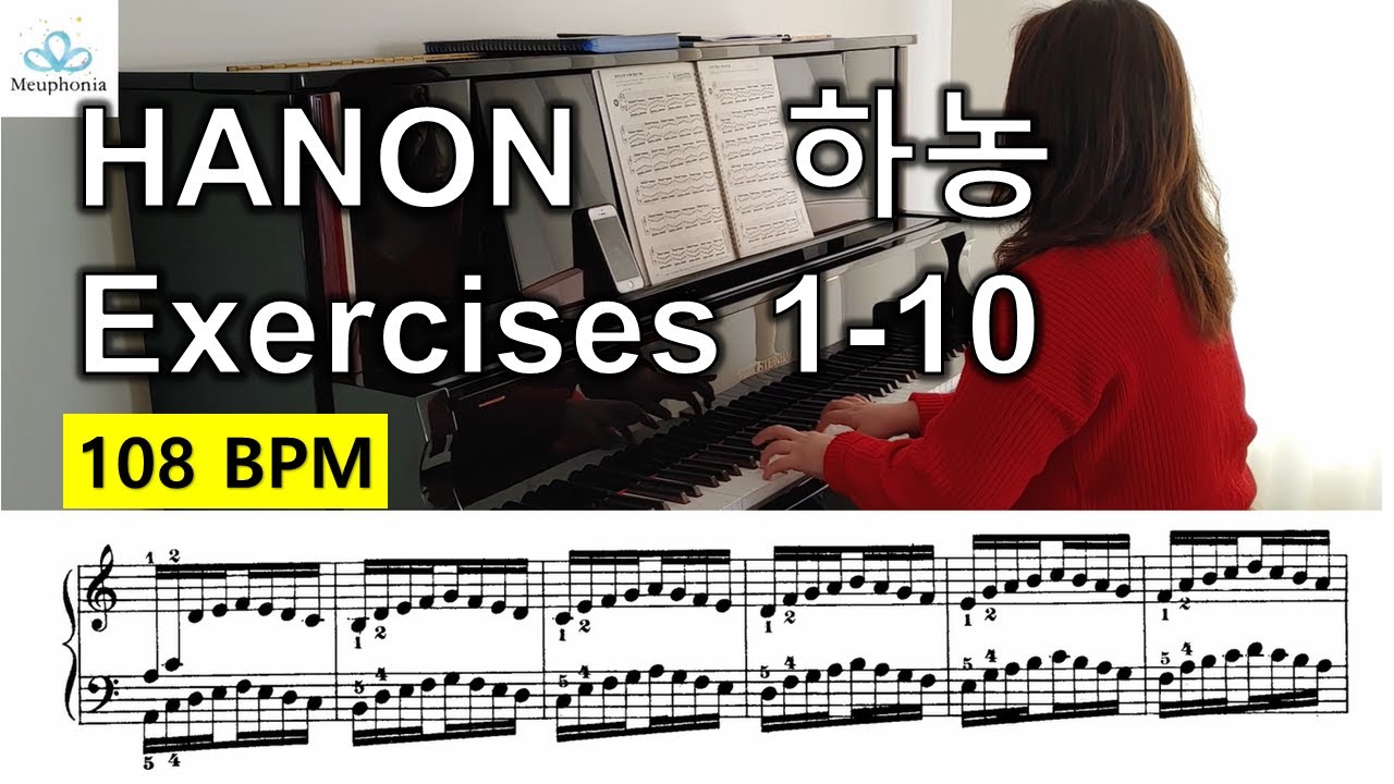 Hanon Exercises No.1-10 [108BPM]