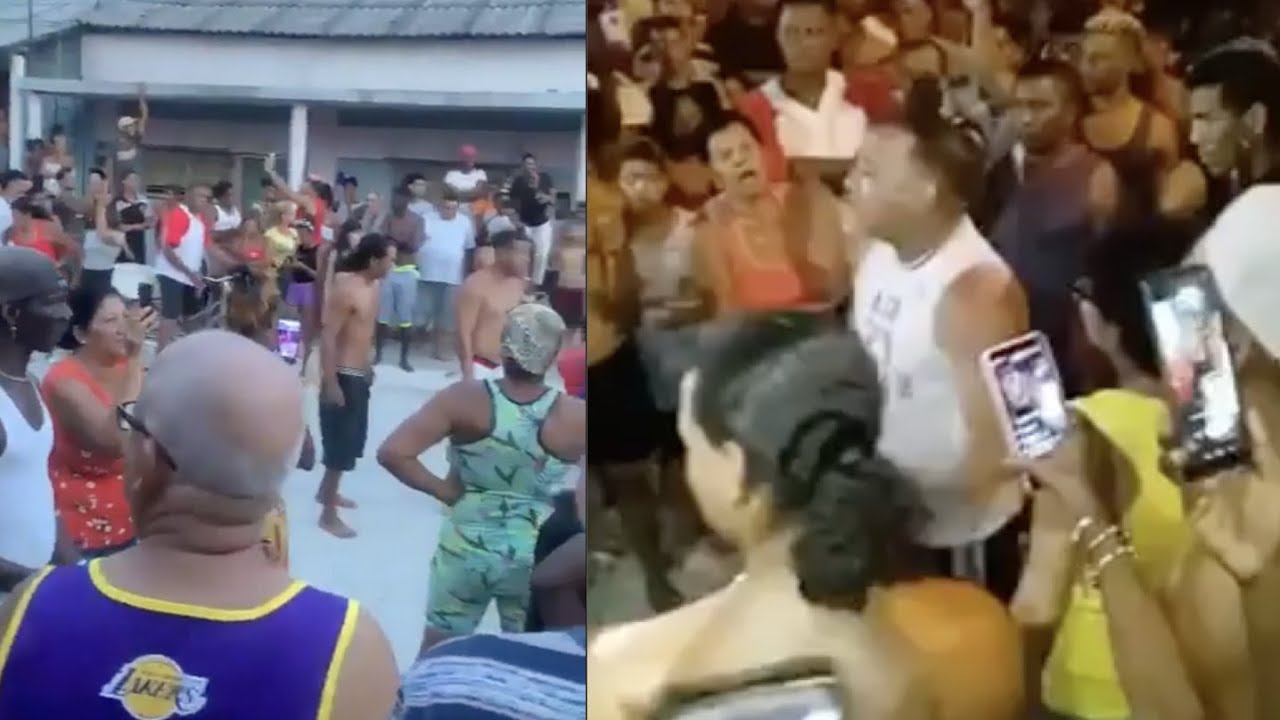 🚨Cientos de cubanos protestan en el pueblo de Caimanera, Guantánamo en contra de la dictadura
