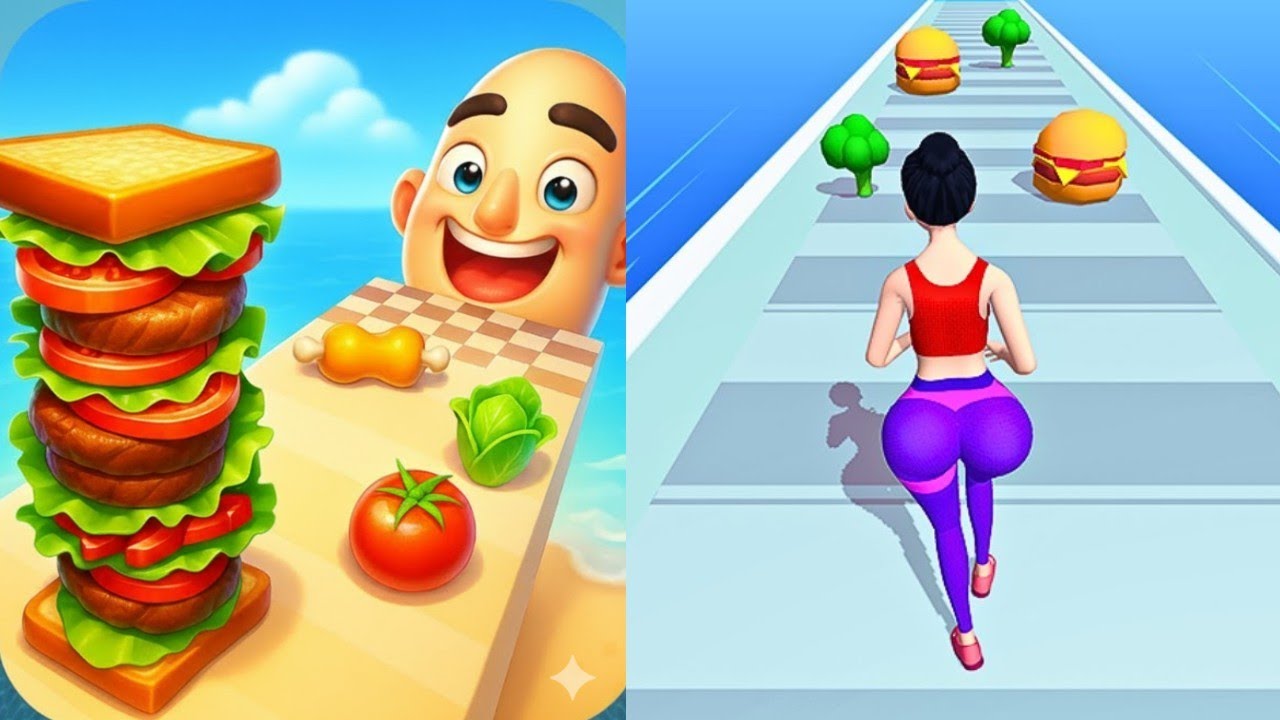 Sandwich runner vs. twerk Game New level Game 