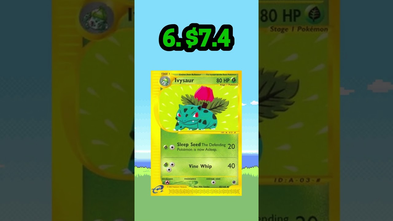 Top 10 Most Expensive Ivysaur Pokemon Cards