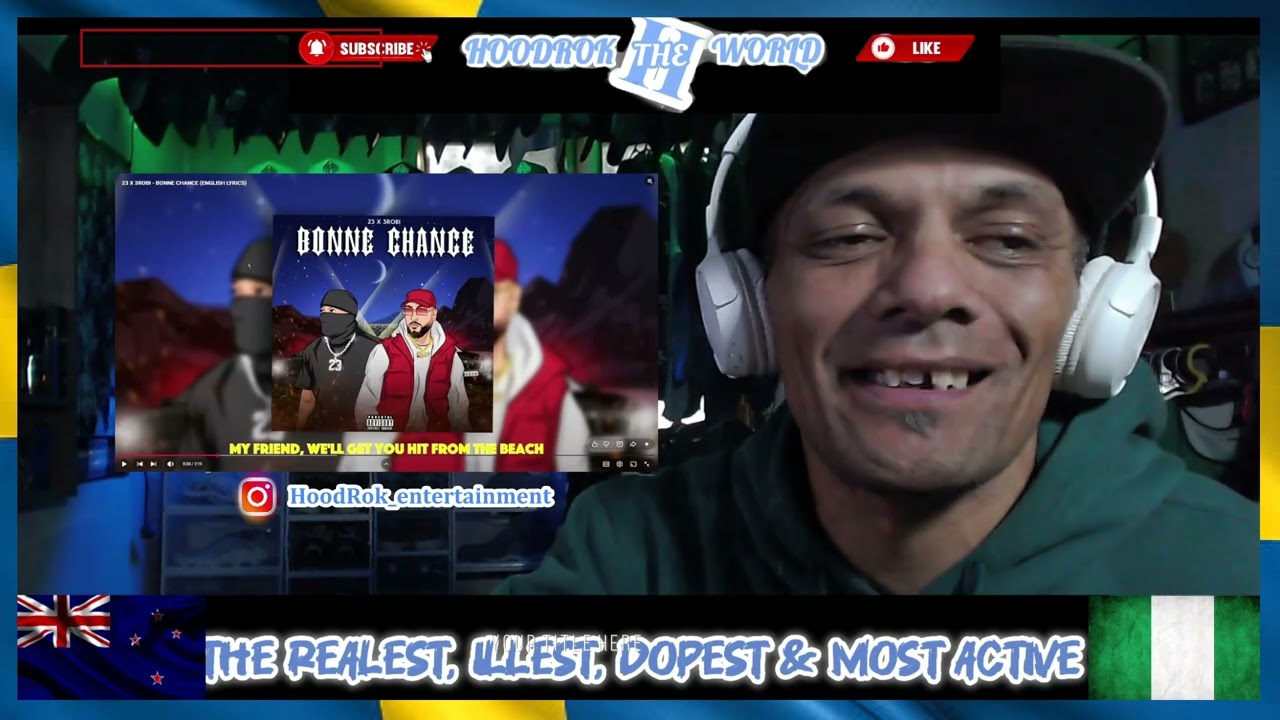 Swedish Rap Reaction: 23 X 3ROBI - BONNE CHANCE (ENGLISH LYRICS)