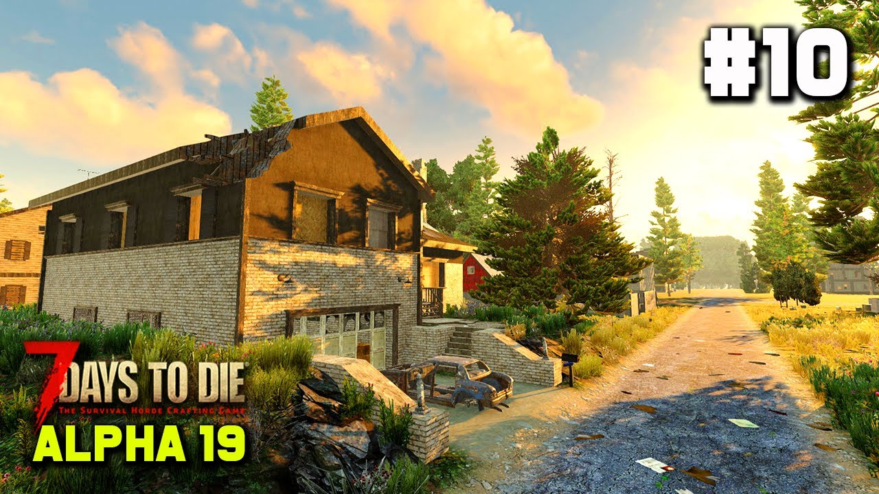 7 Days To Die Alpha 19 - ALE SKARBY #10 - 7D2D A19 BORSUK GAMEPLAY PL