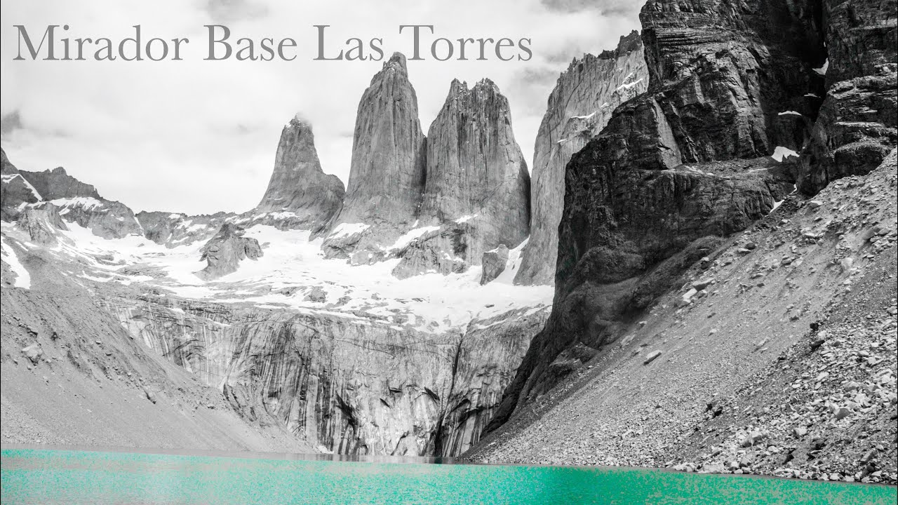 Mirador Base Las Torres Hike - Torres del Paine National Park, Chile Patagonia (4K)
