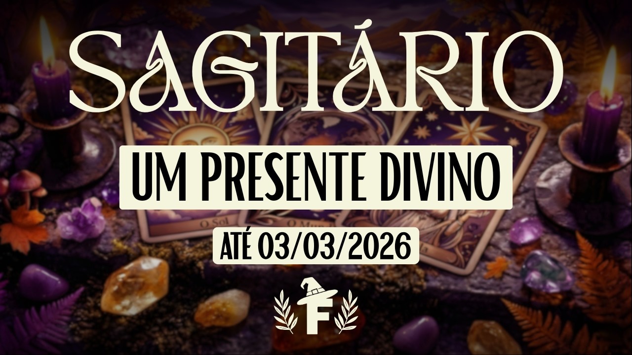 SAGITÁRIO ♐︎ | QUE BÊNÇÃO!! | OLHA SÓ O QUE DEUS VAI FAZER PARA TE AJUDAR! ✨🕊️