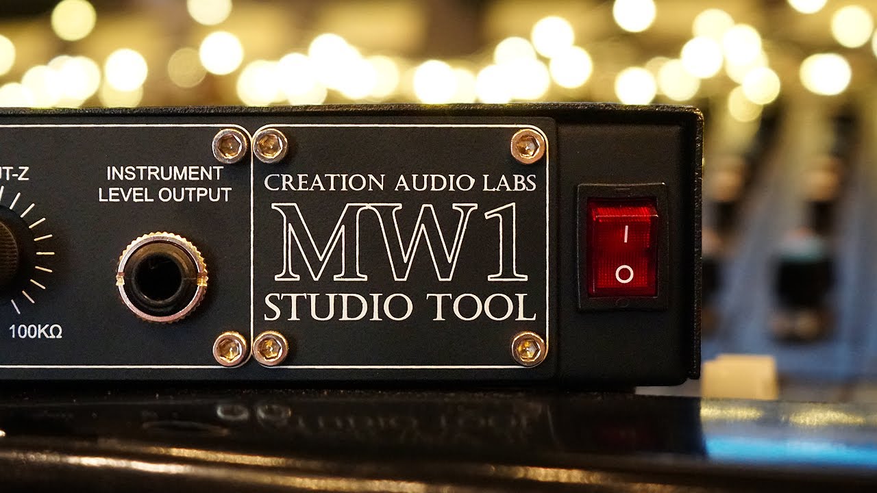 A really useful studio tool for Guitarists  - Creation Audio Labs MW1 Studio Tool