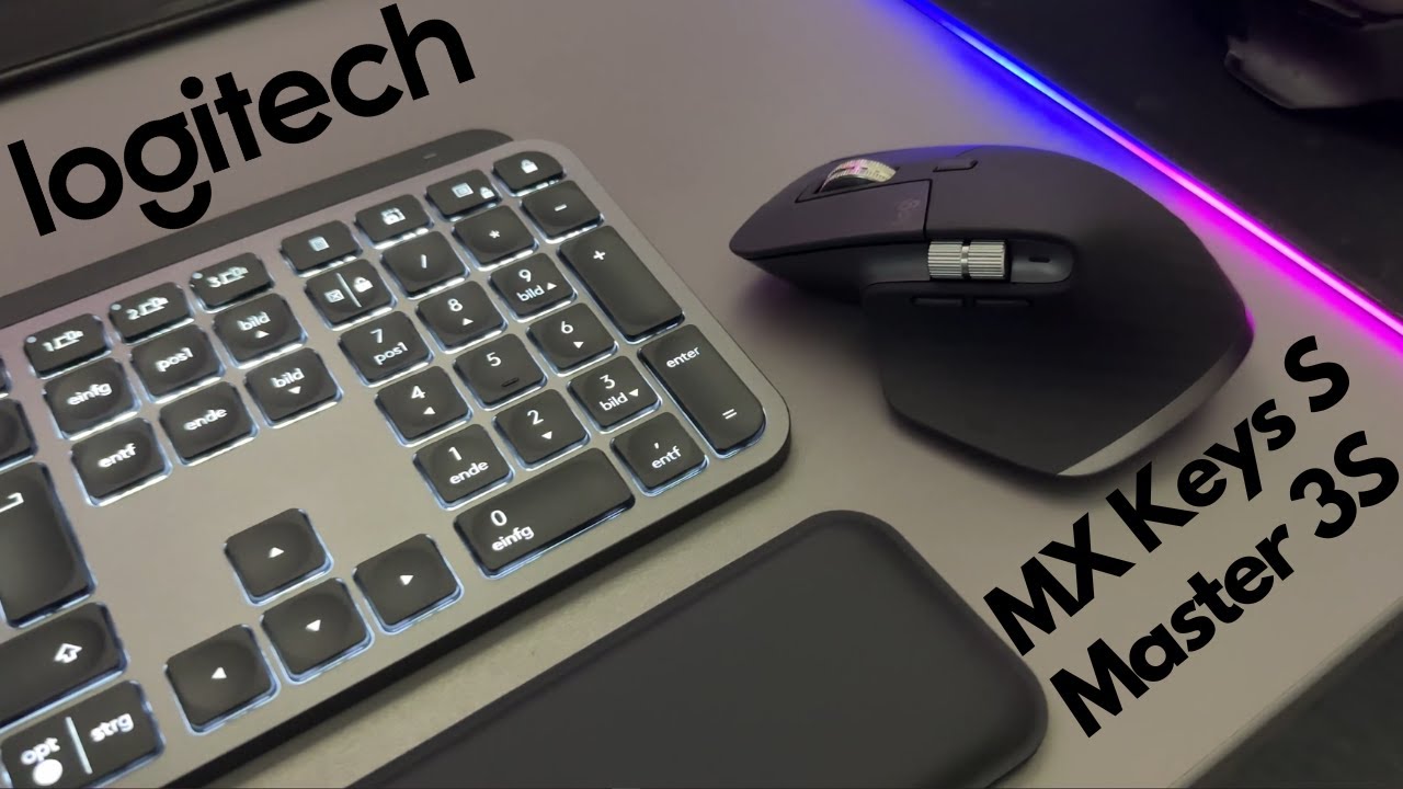 Logitech MX Keys S Combo | MX Keys S Tastatur | Master 3S Maus | Erste Eindrücke  [Homeoffice ✅ + 🎮]