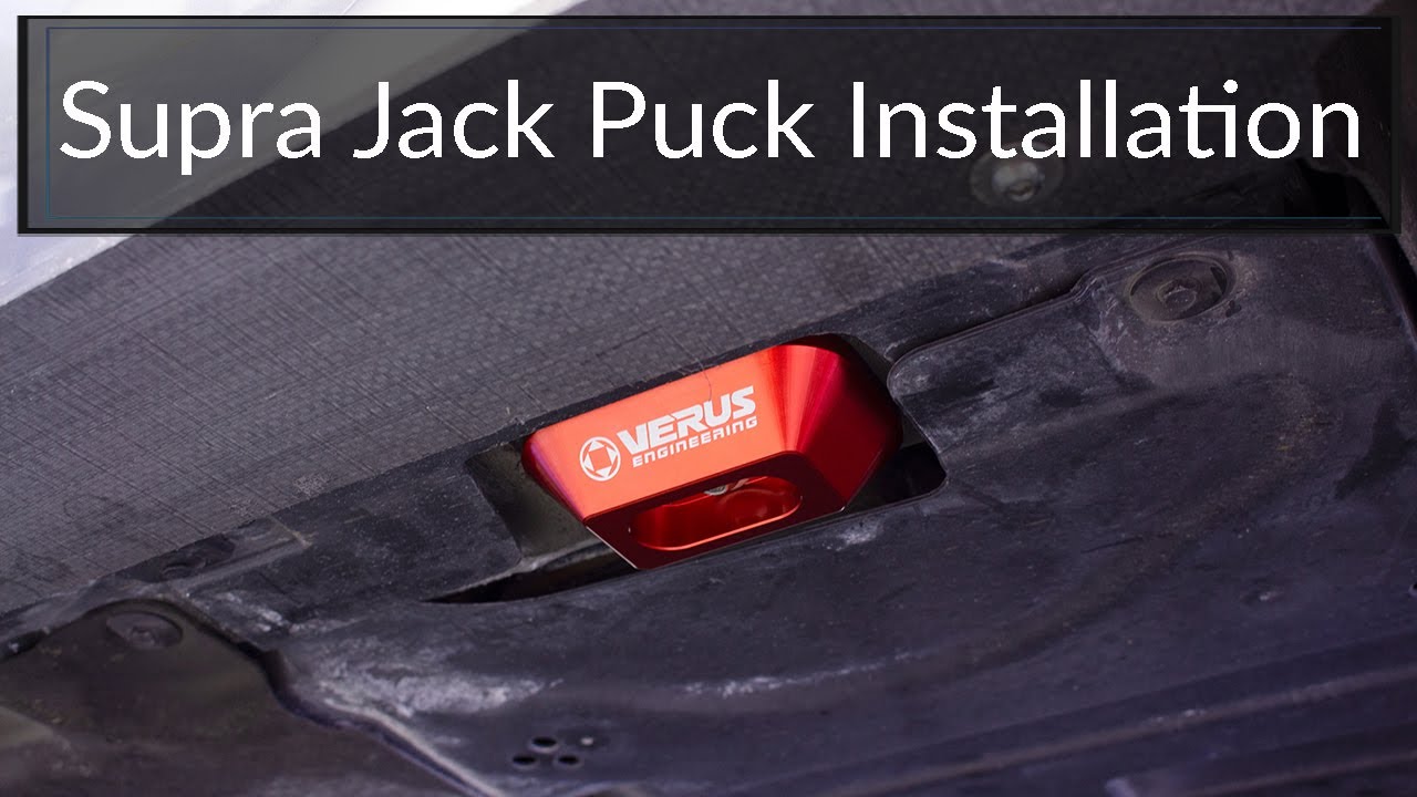 Toyota Supra Jack Puck Installation
