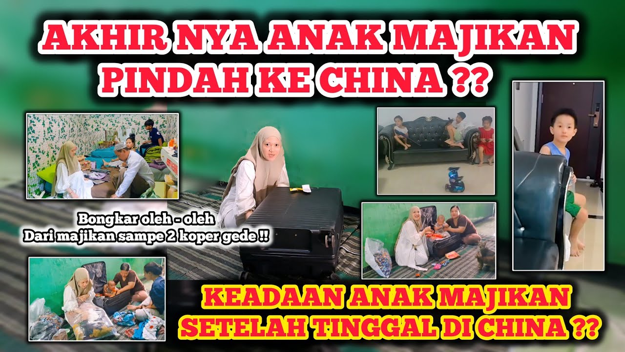 AKHIR NYA ANAK MAJIKAN DI BAWA KE CHINA⁉️BONGKAR OLEH - OLEH DARI MAJIKAN 2 KOPER PENUH