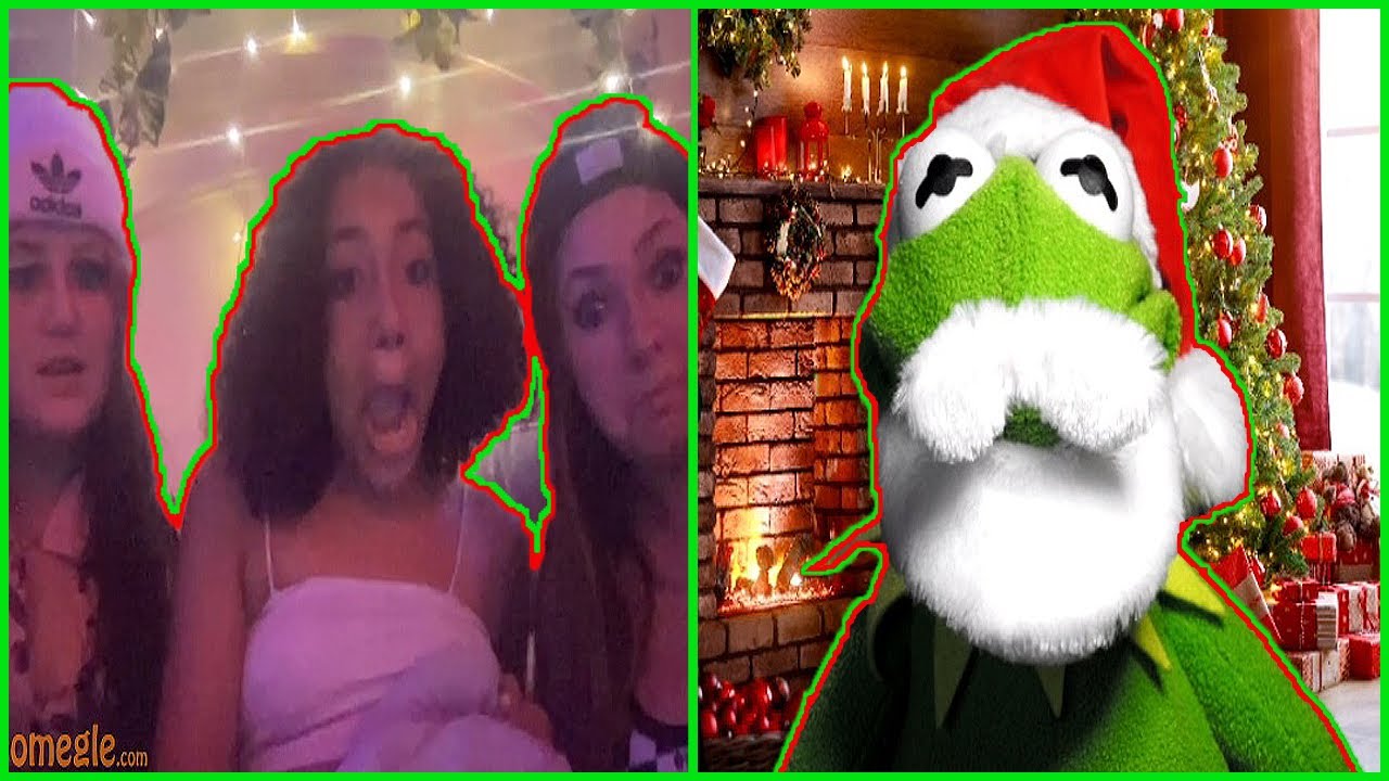 Kermit Claus looks for Ho Ho Ho's on Omegle