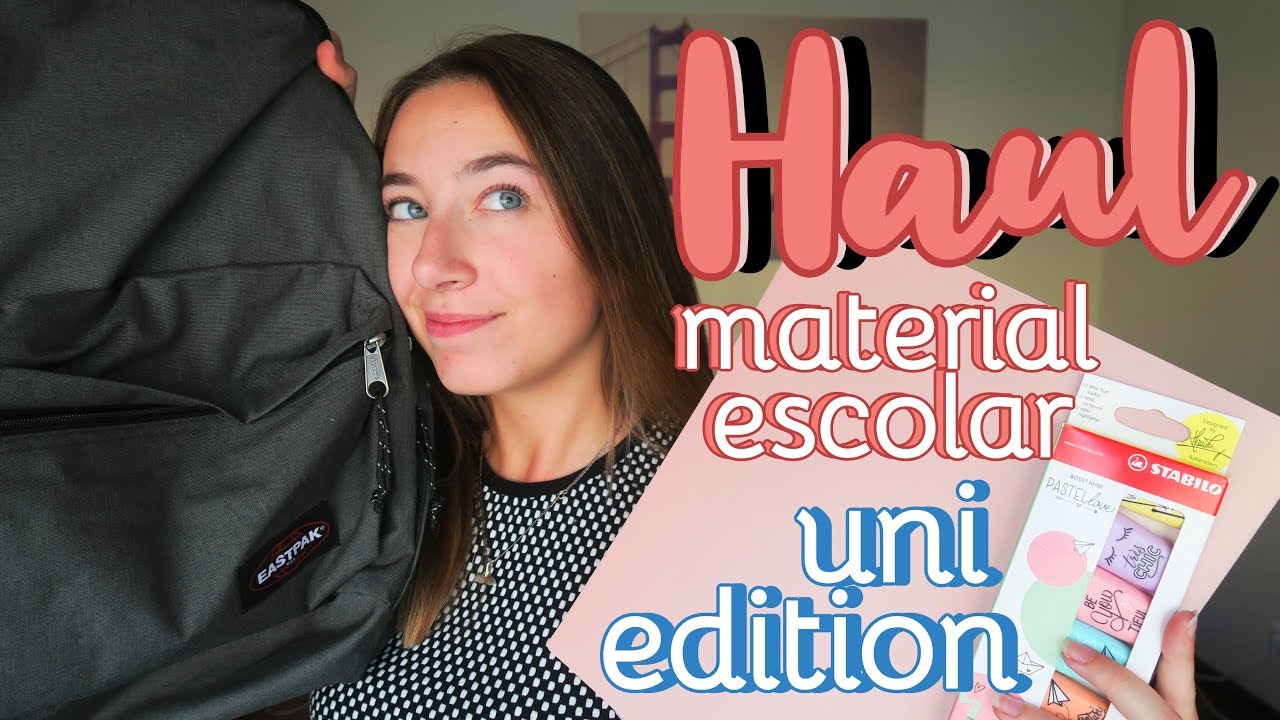 HAUL MATERIAL ESCOLAR 2019! Universidade | Mary Channel