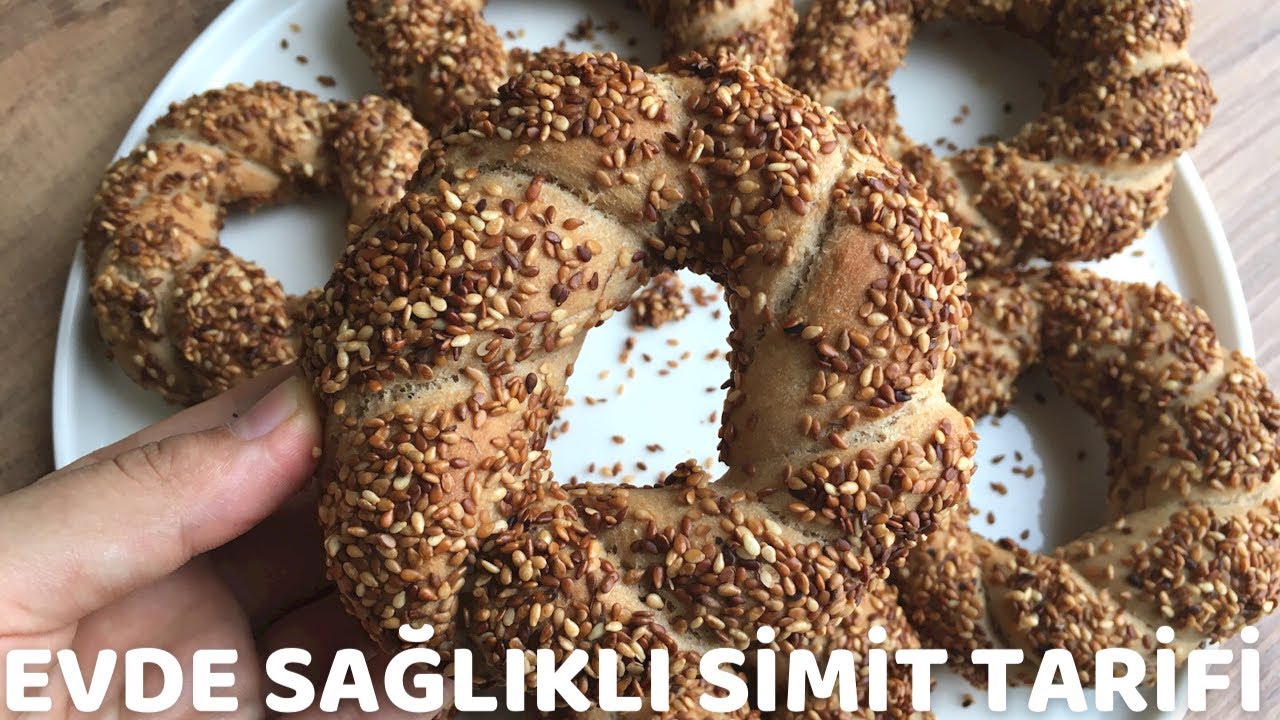 PASTANEDE SATILAN DAHA GÜZEL VE DAHA SAĞLIKLI SİMİT TARİFİ | Sağlıklı & Fit Tarifler | Simit Tarifi