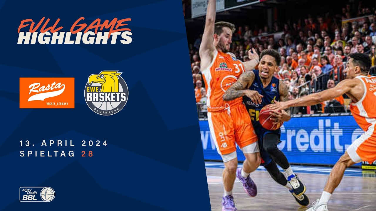 RASTA Vechta vs. EWE Baskets Oldenburg - Game Highlights