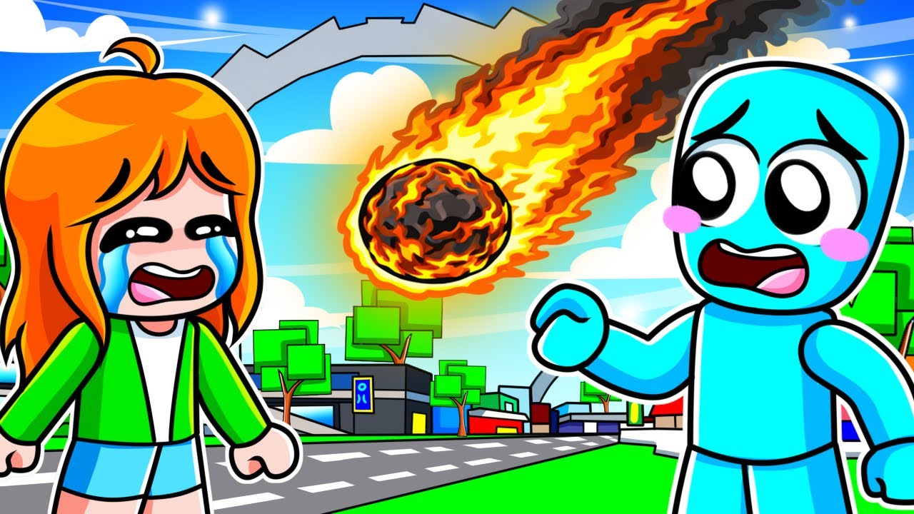 Sobrevivimos al METEORITO que DESTRUYE BROOKHAVEN en Roblox!