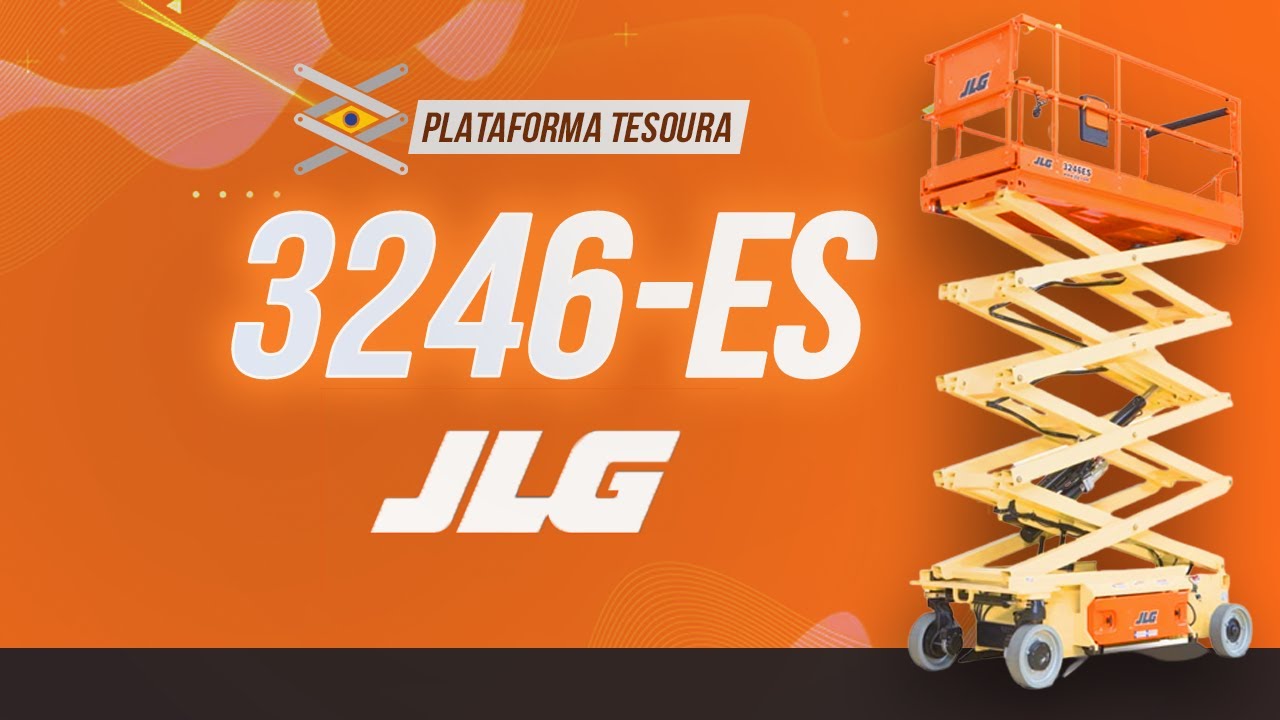 PLATAFORMA ELEVATORIA TESOURA 3246 ES DA JLG   BR PLATAFORMAS