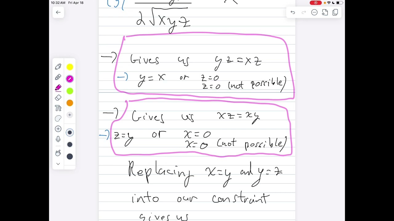 Finding absolute extrema of a non differential multivariable function (Multivariable Calculus)