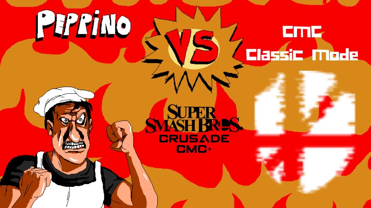 Super Smash Bros. Crusade CMC+ V8 - Peppino VS CMC Classic Mode