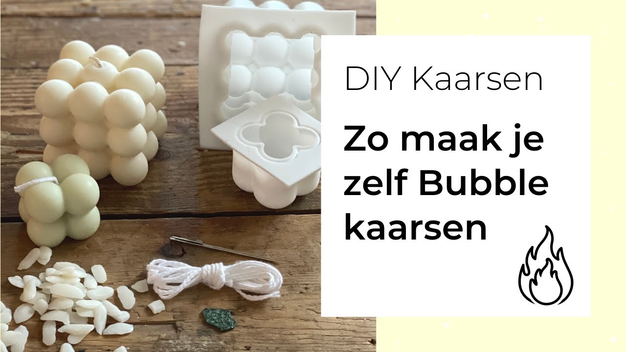 DIY Bubble kaarsen - Zo maak je je eigen Bubble kaarsen
