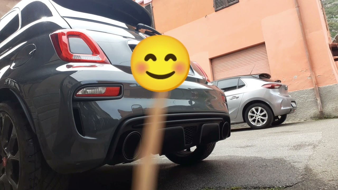 Abarth 595 assetto Eibach e scarico sportivo omologato