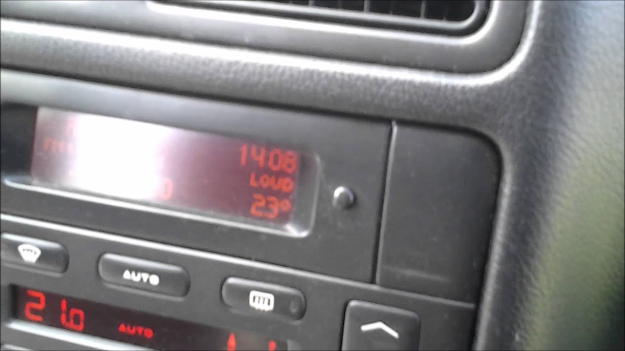 Wymiana czujnika temperatury zewnętrznej Peugeot 406