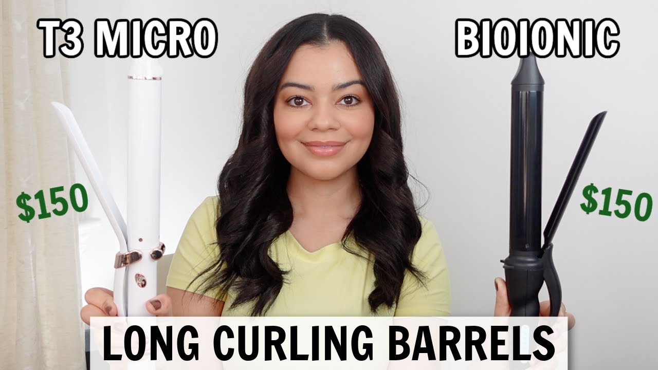 🔥 Ultimate Curling Iron Showdown: T3 Micro SinglePass Curl X vs. BioIonic Long Curling Barrel! 😱