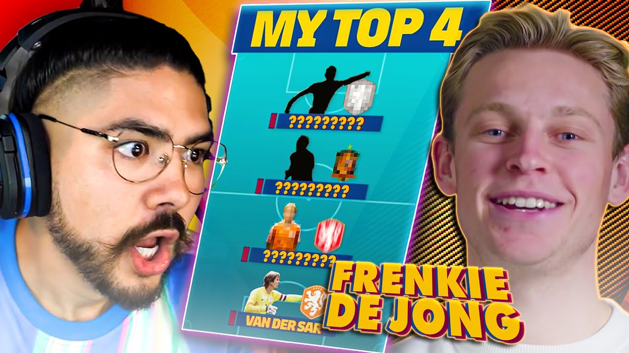 CASTRO REACTS TO FRENKIE DE JONGS' TOP 4 PLAYERS!