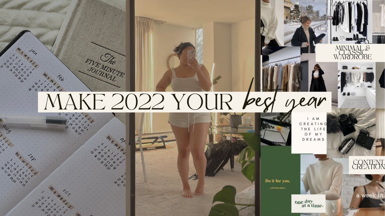 prepping for 2022 ✨🌿 habits, goal-setting, vision boards, planning & bullet journal