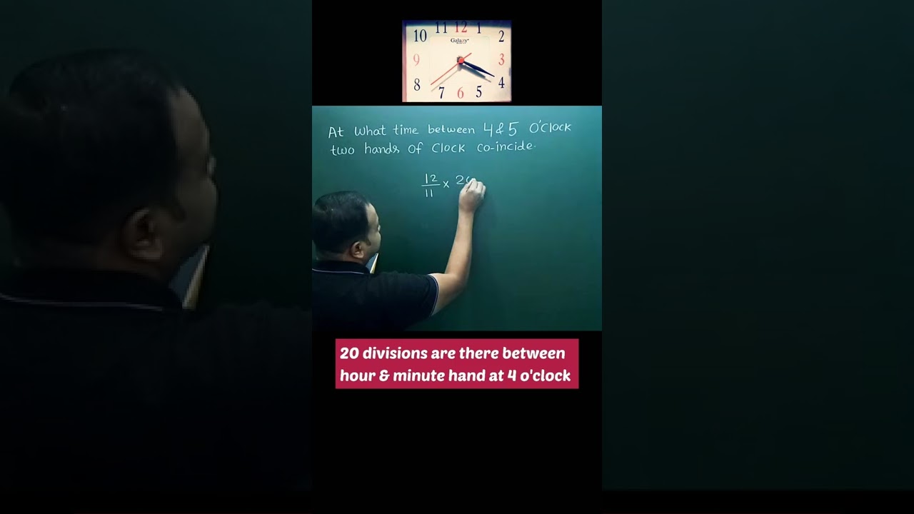 At what time  both minute and hour hand coincide? ||clock trick