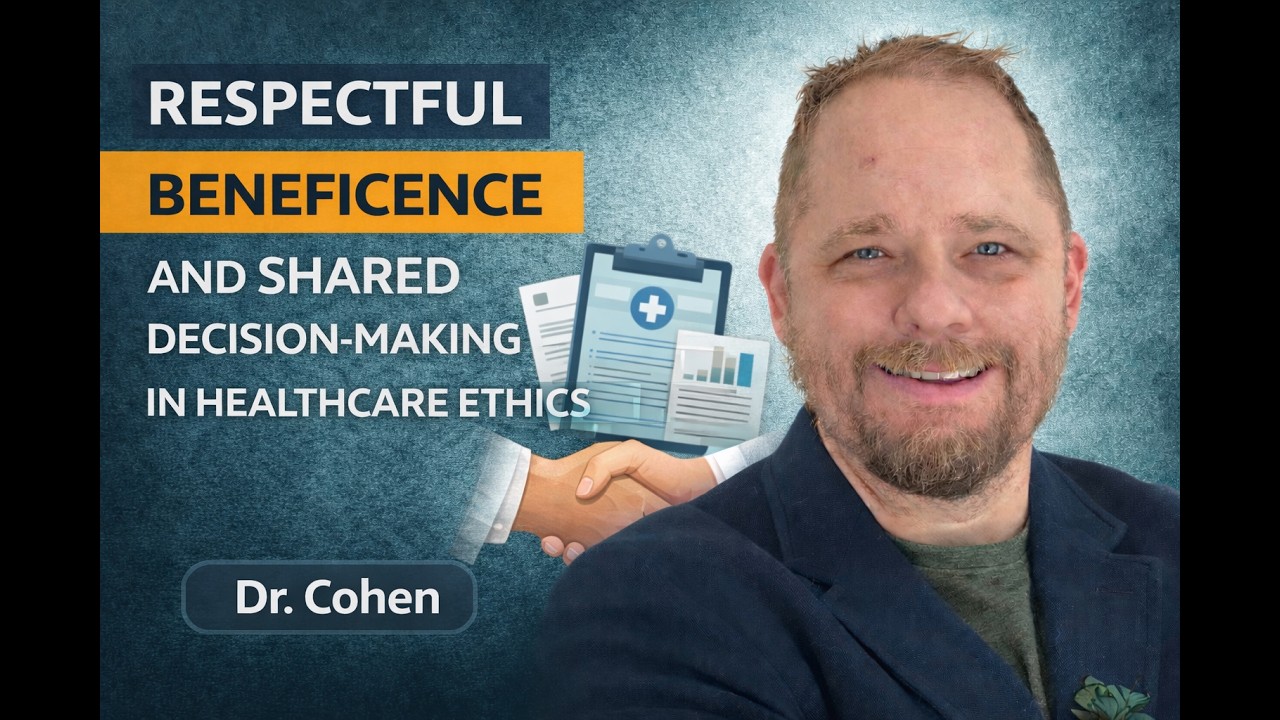 Dr.  Cohen on Respectful Beneficence and Shared Decision-Making in Healthcare Ethics