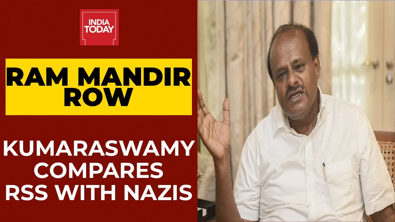 HD Kumaraswamy Triggers Row Over Donations For Ram Temple Construction, Compares RSS To 'Nazis'
