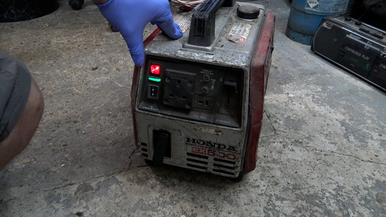 Honda EX500 Vintage Generator Service