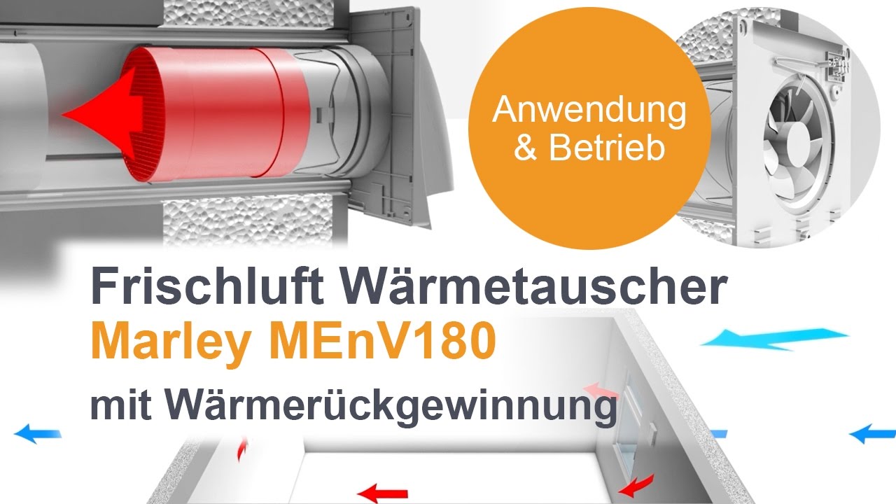 Frischluft Wärmetauscher MEnV180 von Marley - creoven.tv Produktvideo