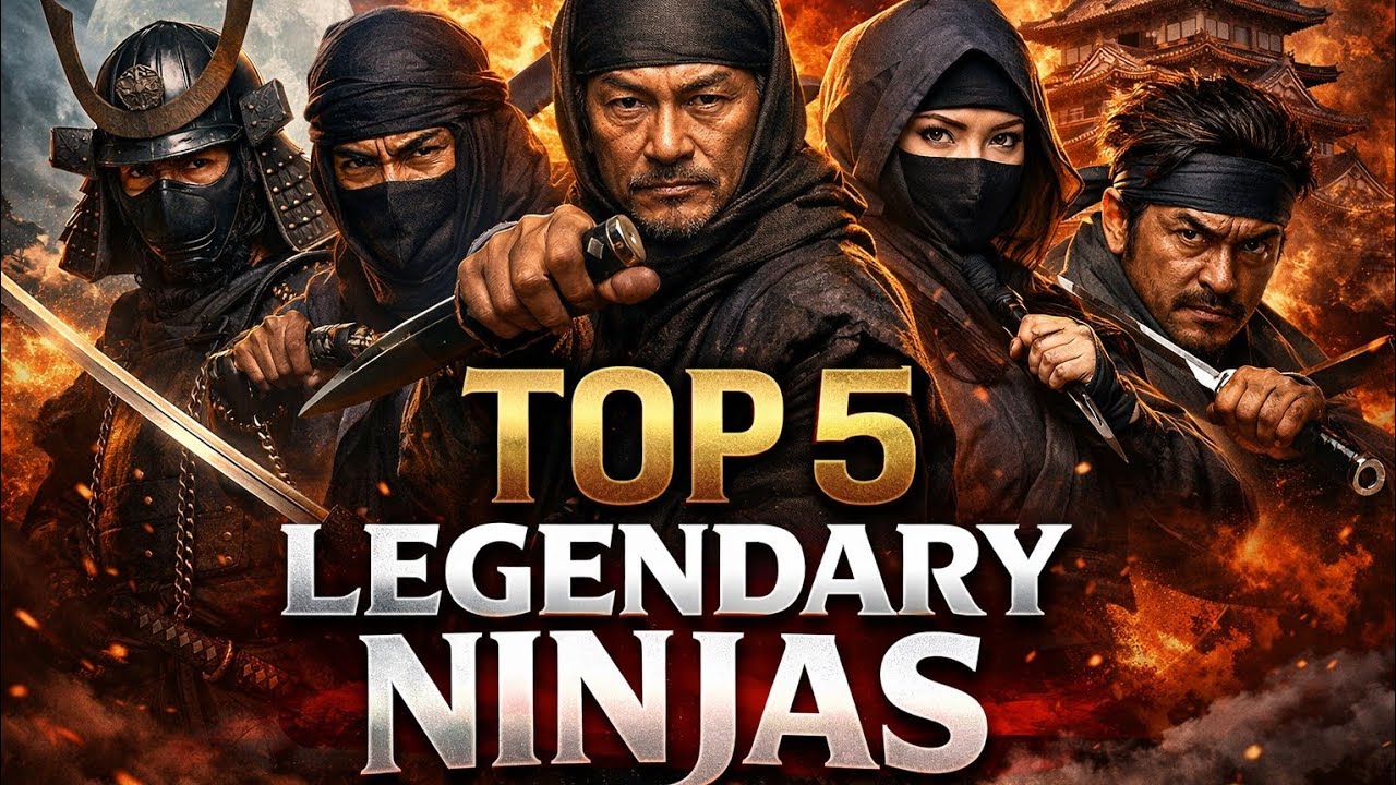 Legends of the Shadow:The Top 5 Ninjas in History 