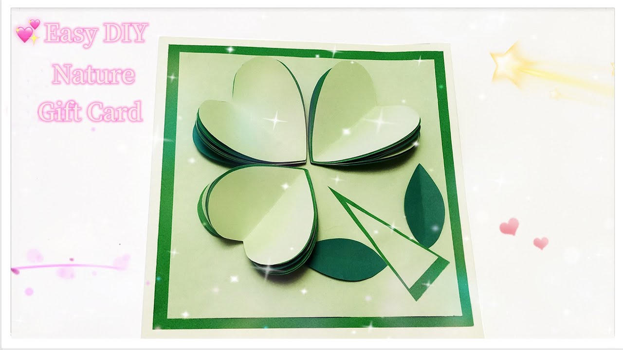 DIY: How to Make a Nature-Inspired Gift Card - Easy Craft Tutorial