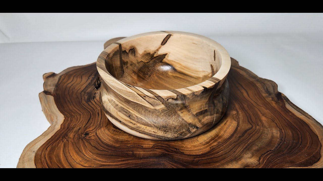 Ambrosia Maple - Woodturning (ASMR)
