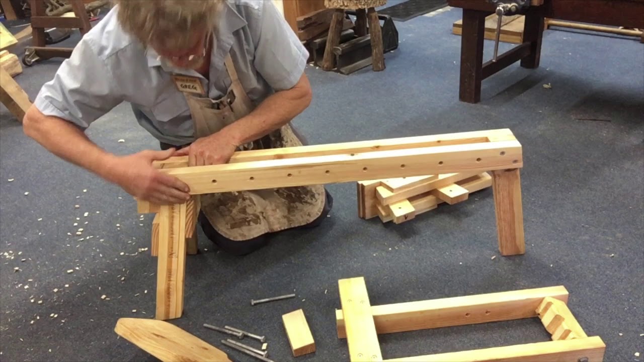 The Adjustable & Portable Kids Shaving Horse