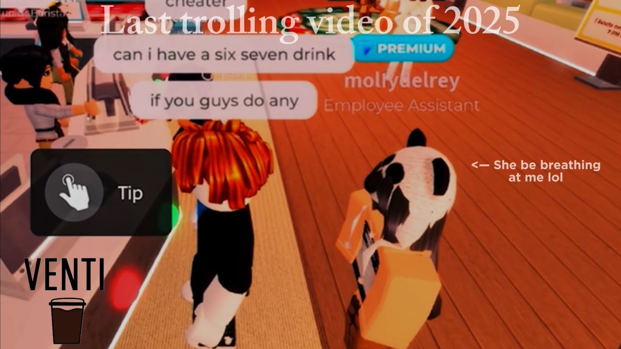 Ban Evading in Venti Cafe (the LAST Roblox trolling video of 2025) | Roblox