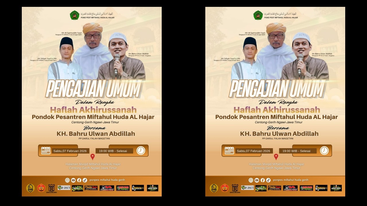 🔴🔵 LIVE : Pengajian Umum | Haflah Akhirussanah Ponpes MIFTAHUL HUDA AL HAJAR | Centong - Gerih