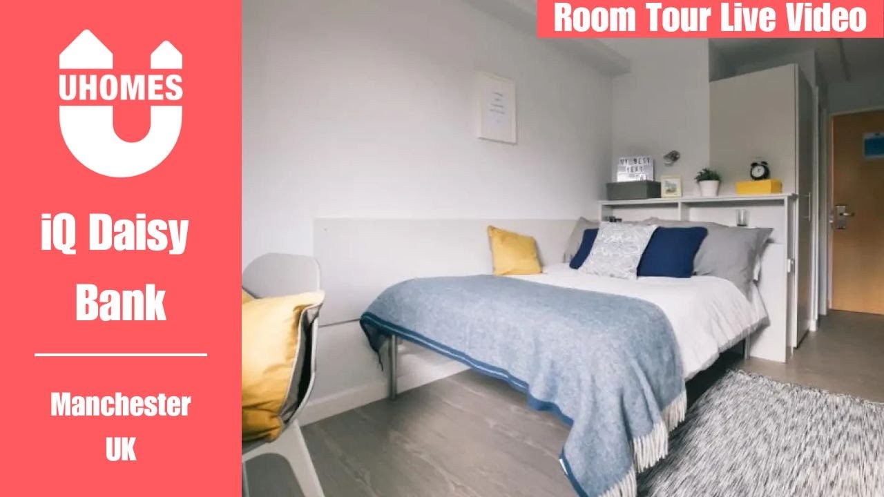 The Cheap Student Accommodation In Manchester - iQ Daisy Bank [Room Tour]